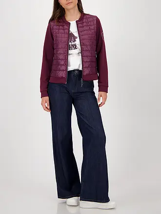 MONARI | Veste matelassée légère | dunkelrot